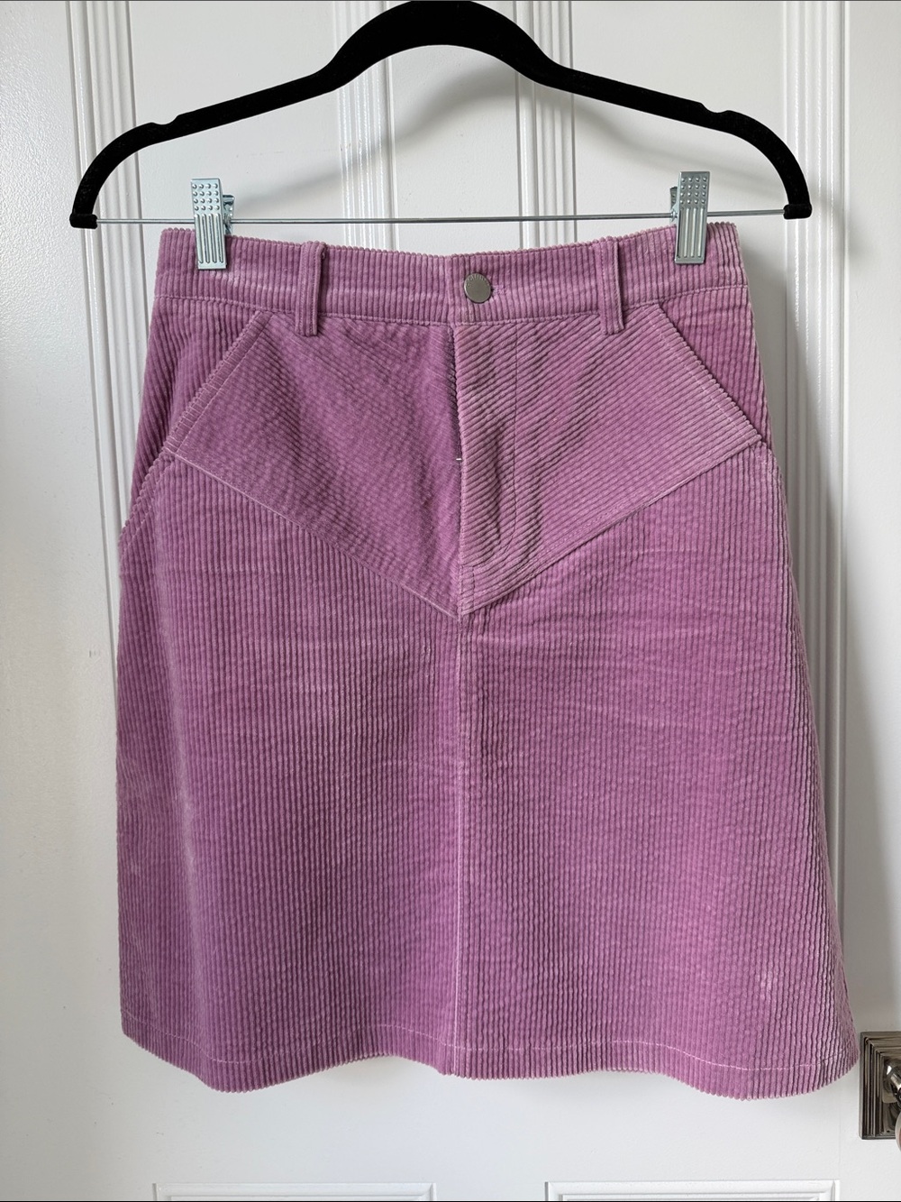 Gorman (Australia) Woman’s Corduroy A-Line Skirt - Dusty Pink